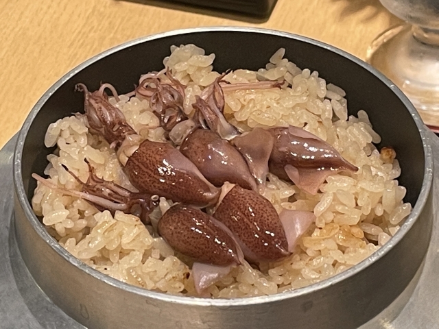 イカの炊き込みご飯