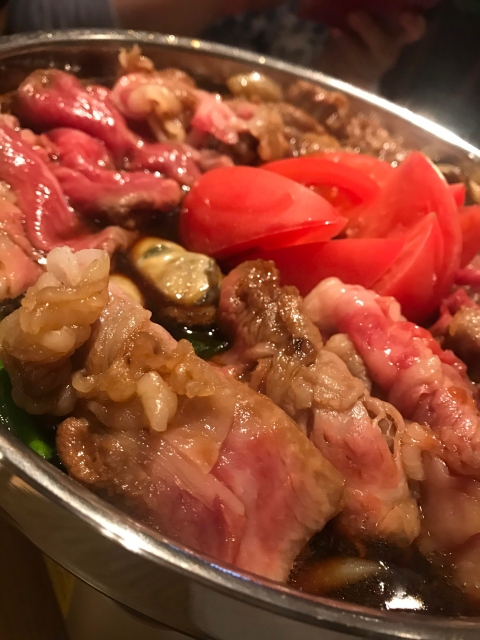 トマトすき焼き
