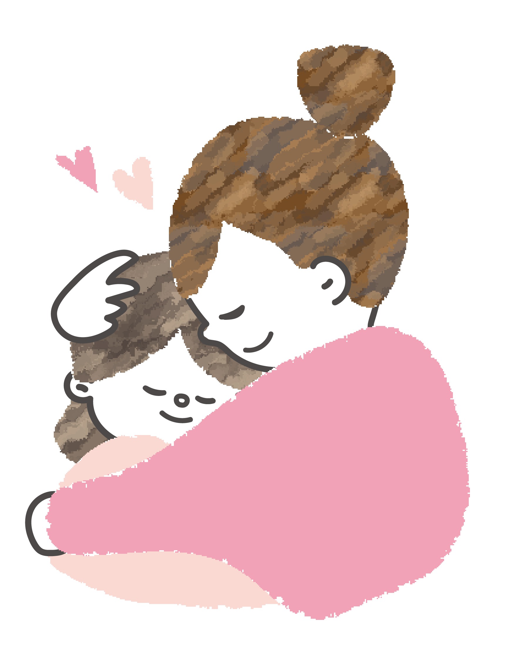 抱きしめる